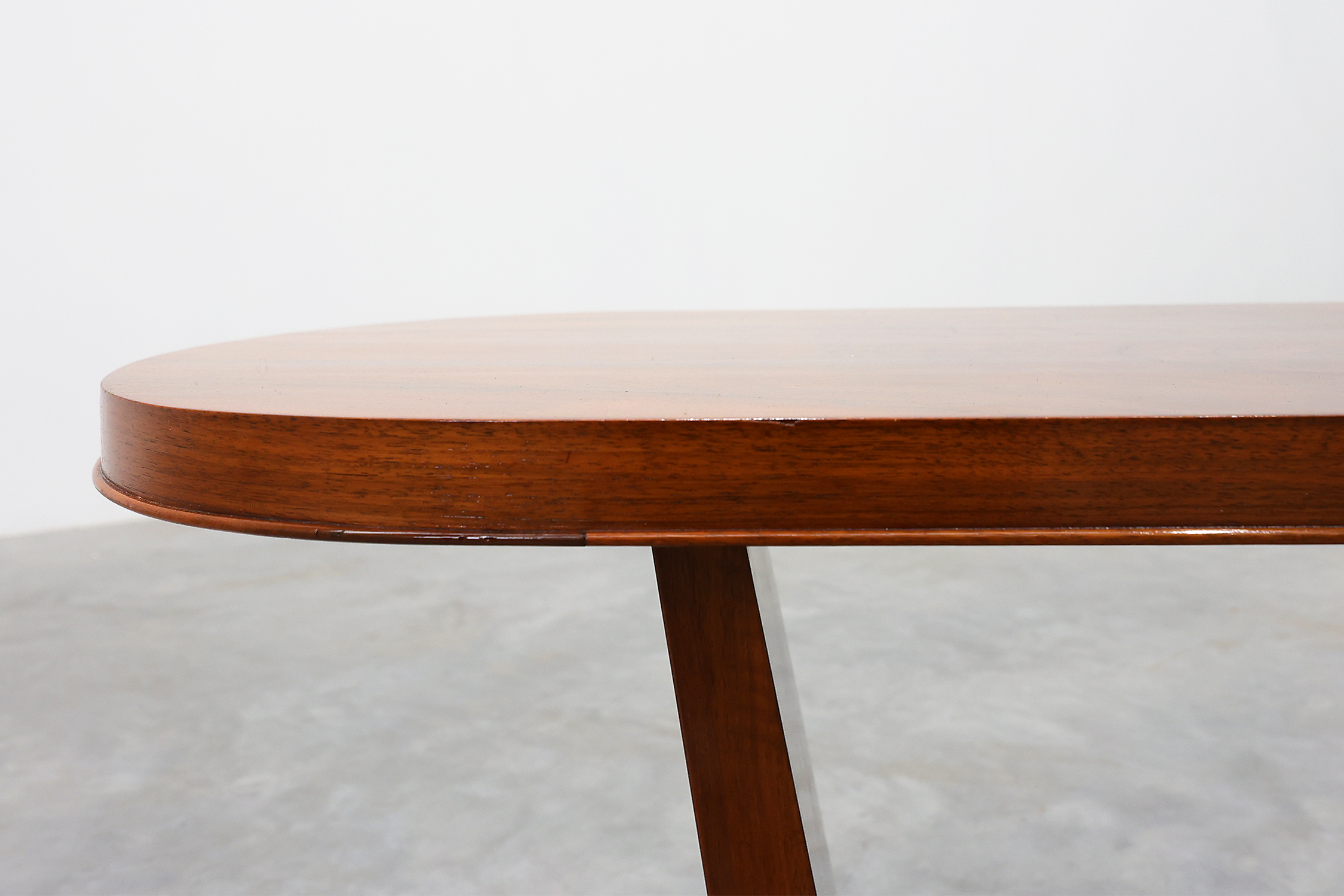 Art Deco Walnut Veneer Coffee Table, Belgium, circa 1920thumbnail